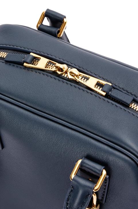 Loewe Amazona 16 Square bag in nappa calfskin 688V158 Women Onyx Blue