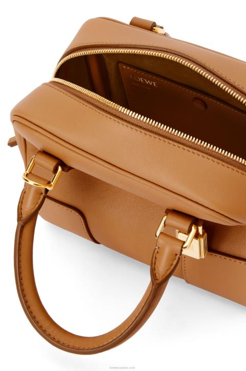 Loewe Amazona 16 Square bag in nappa calfskin 688V164 Women Warm Desert