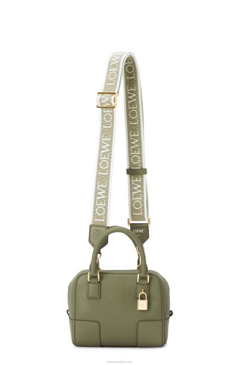 Loewe Amazona 16 Square bag in nappa calfskin 688V165 Women Avocado Green