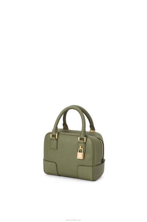 Loewe Amazona 16 Square bag in nappa calfskin 688V165 Women Avocado Green
