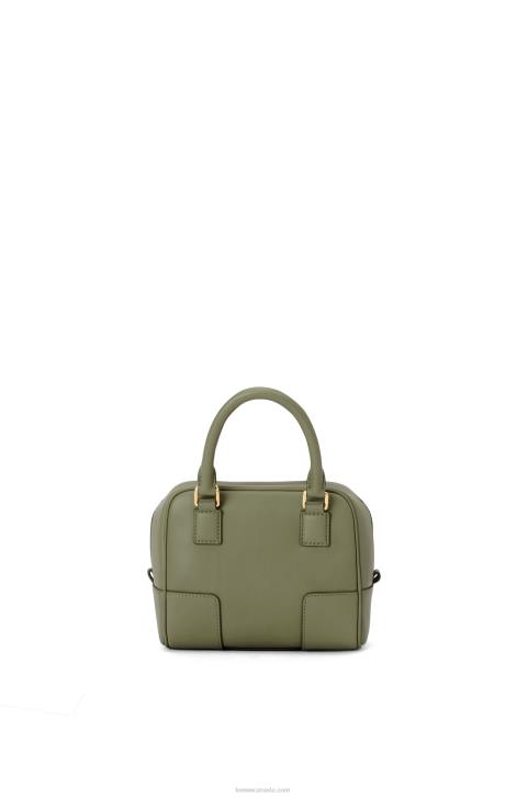 Loewe Amazona 16 Square bag in nappa calfskin 688V165 Women Avocado Green