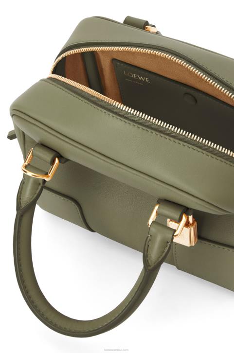 Loewe Amazona 16 Square bag in nappa calfskin 688V165 Women Avocado Green