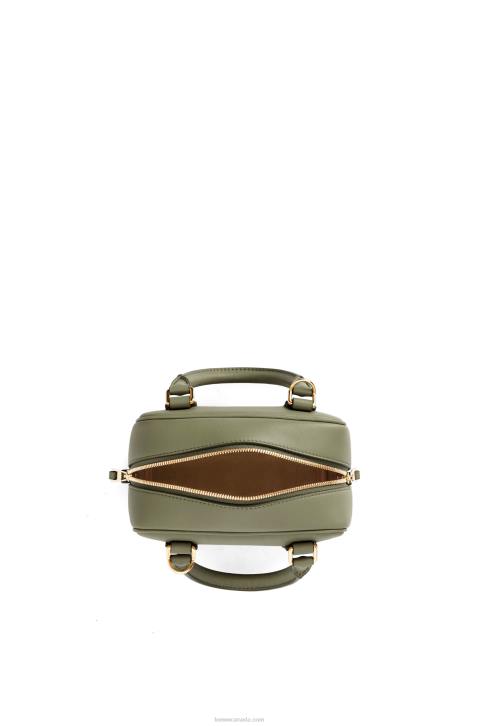 Loewe Amazona 16 Square bag in nappa calfskin 688V165 Women Avocado Green