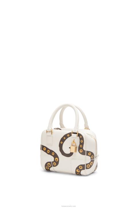 Loewe Amazona 16 in nappa calfskin 688V143 Women Soft White