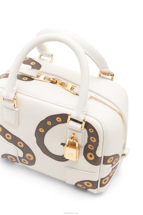 Loewe Amazona 16 in nappa calfskin 688V143 Women Soft White