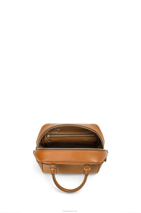 Loewe Amazona 19 square bag in nappa calfskin 688V167 Women Warm Desert