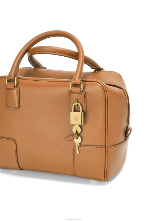 Loewe Amazona 19 square bag in nappa calfskin 688V167 Women Warm Desert