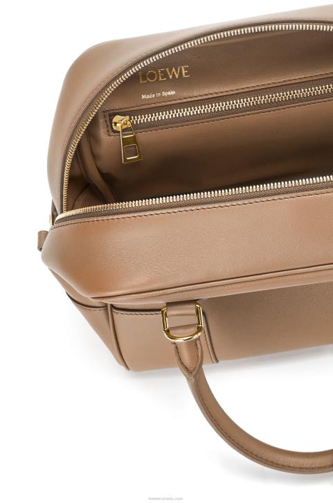 Loewe Amazona 19 square bag in nappa calfskin 688V170 Women Mink Color