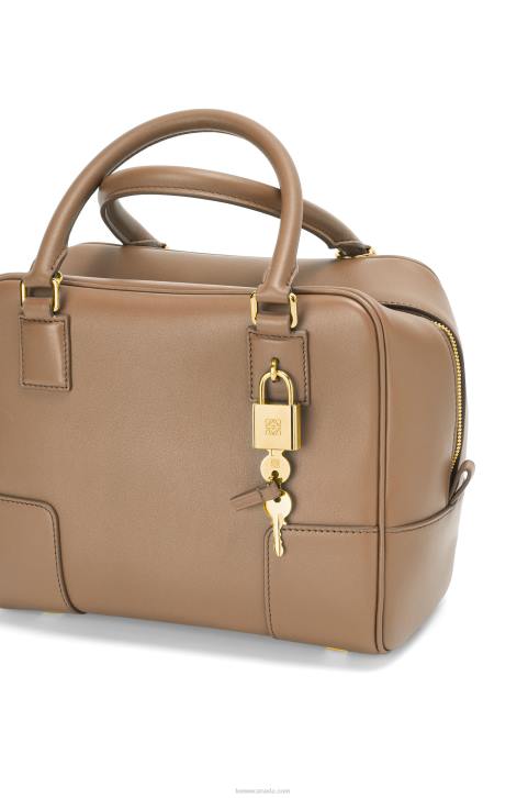 Loewe Amazona 19 square bag in nappa calfskin 688V170 Women Mink Color