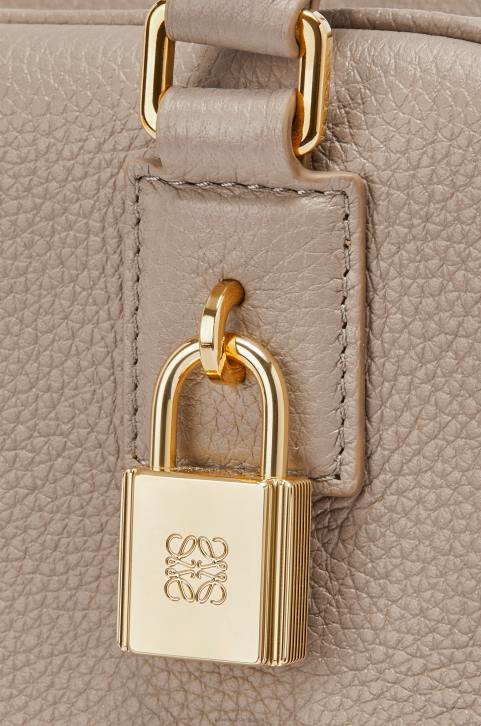 Loewe Amazona 19 square bag in soft grained calfskin 688V155 Women Sand