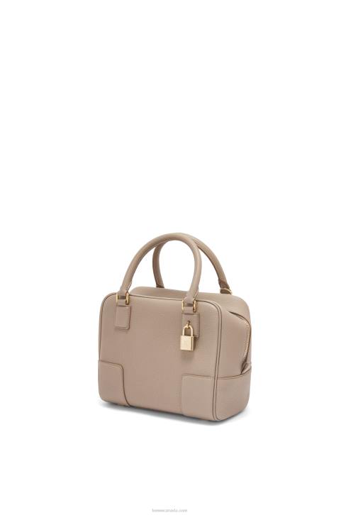 Loewe Amazona 19 square bag in soft grained calfskin 688V155 Women Sand