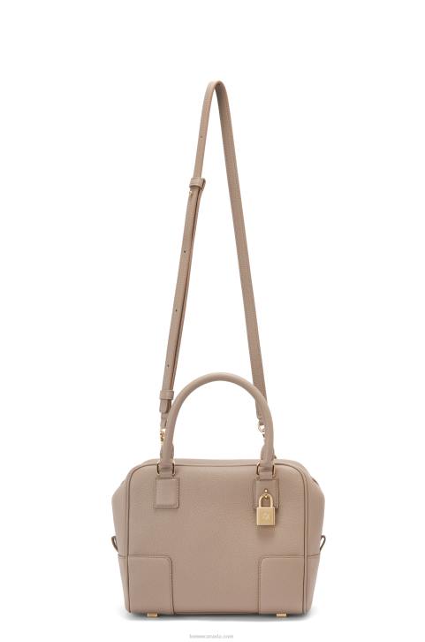 Loewe Amazona 19 square bag in soft grained calfskin 688V155 Women Sand