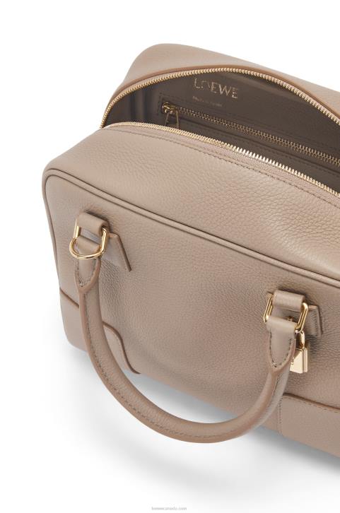 Loewe Amazona 19 square bag in soft grained calfskin 688V155 Women Sand