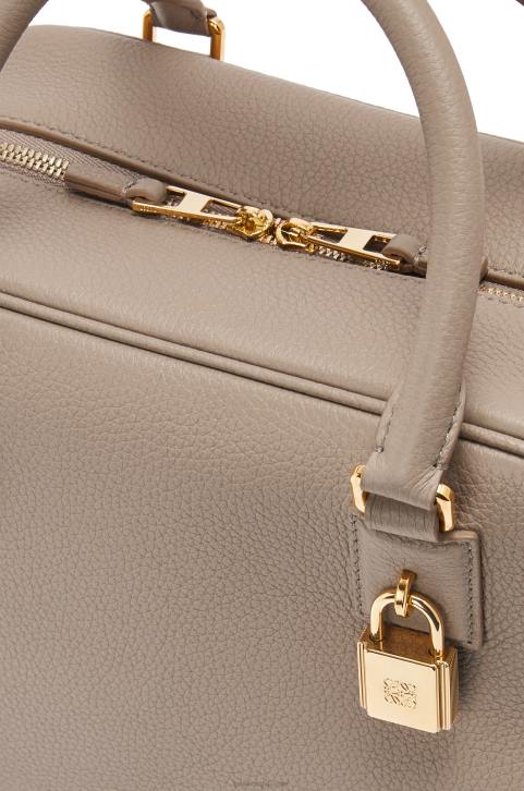 Loewe Amazona 19 square bag in soft grained calfskin 688V155 Women Sand