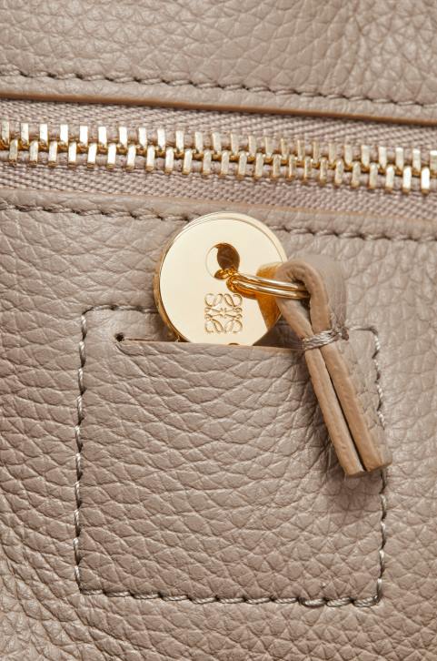 Loewe Amazona 19 square bag in soft grained calfskin 688V155 Women Sand