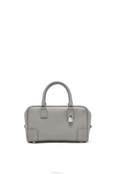 Loewe Amazona 23 bag in soft grained calfskin 688V133 Women Pearl Grey