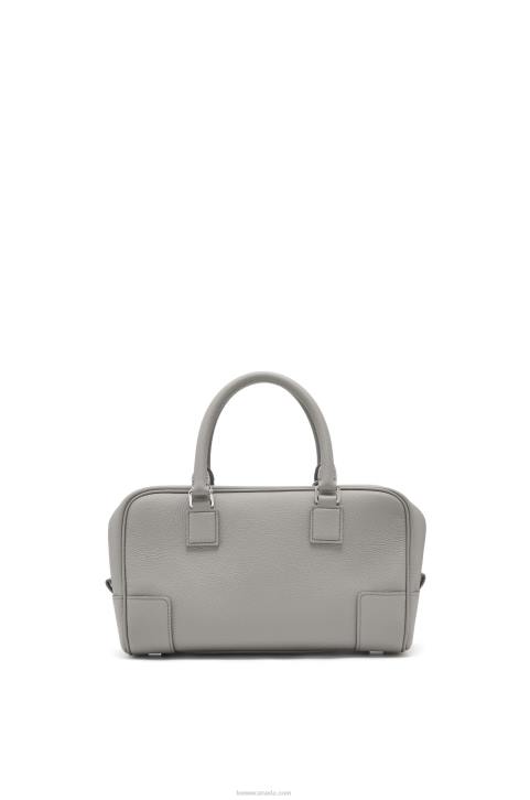 Loewe Amazona 23 bag in soft grained calfskin 688V133 Women Pearl Grey