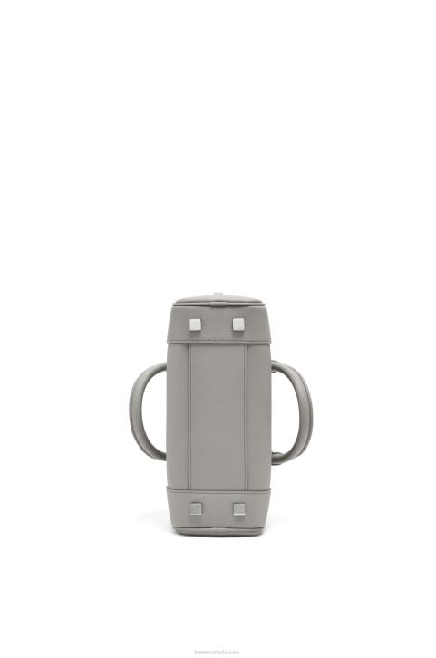 Loewe Amazona 23 bag in soft grained calfskin 688V133 Women Pearl Grey