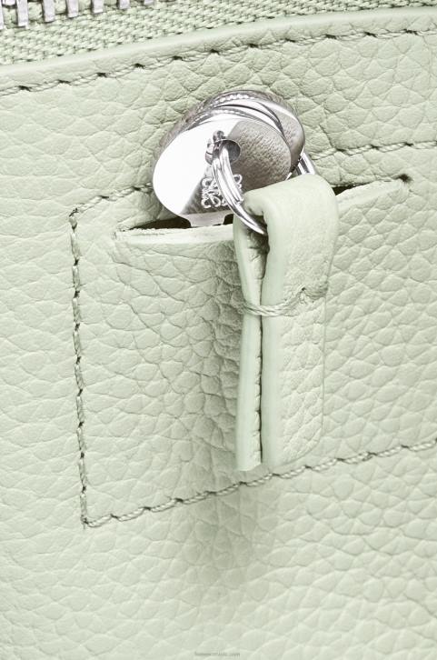 Loewe Amazona 23 bag in soft grained calfskin 688V135 Women Light Celadon