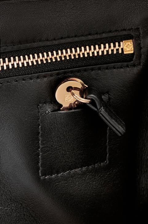 Loewe Amazona 23 in Anagram jacquard and calfskin 688V150 Women Navy/Black