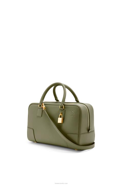 Loewe Amazona 28 bag in nappa calfskin 688V156 Women Avocado Green