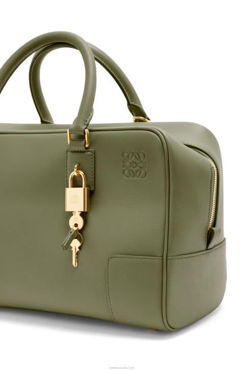 Loewe Amazona 28 bag in nappa calfskin 688V156 Women Avocado Green