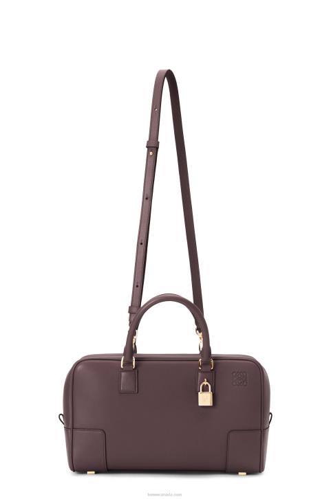 Loewe Amazona 28 bag in nappa calfskin 688V173 Women Prune