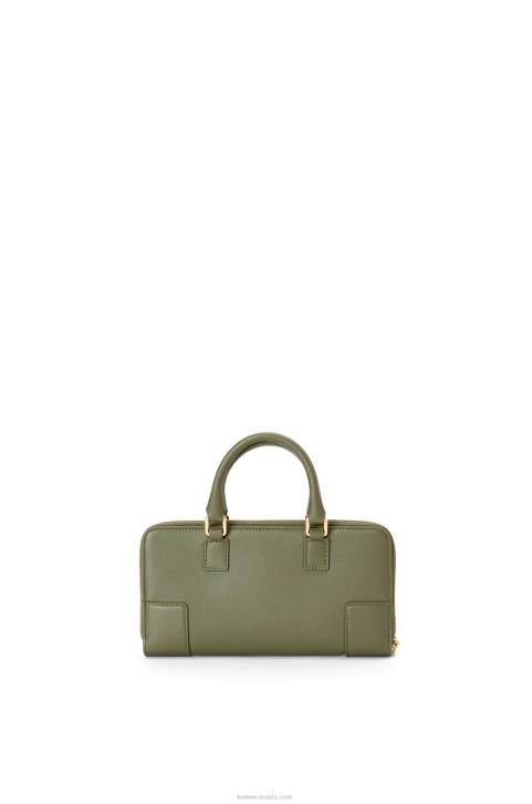 Loewe Amazona Pouch in nappa calfskin 688V281 Women Avocado Green
