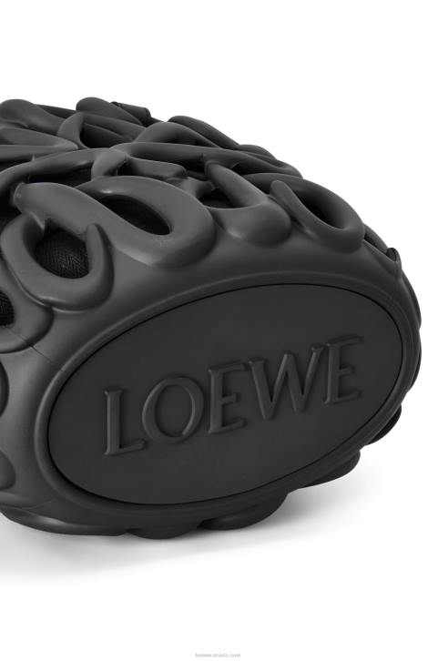 Loewe Anagram inflated basket in light foam rubber 688V113 Women Black