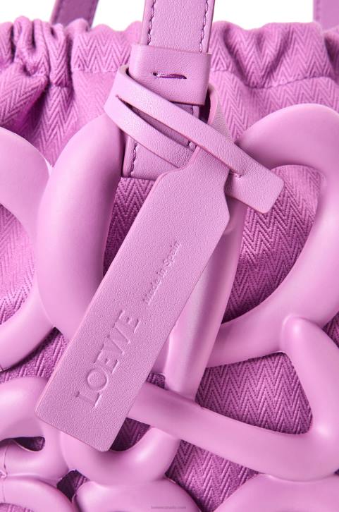 Loewe Anagram inflated basket in light foam rubber 688V114 Women Rockrose