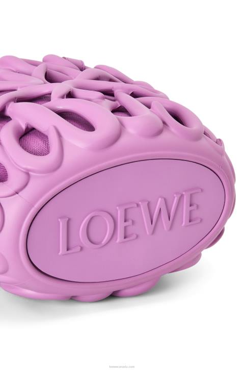 Loewe Anagram inflated basket in light foam rubber 688V114 Women Rockrose