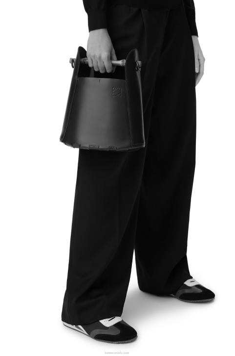 Loewe Bamboo bucket bag in calfskin 688V178 Women Soft White