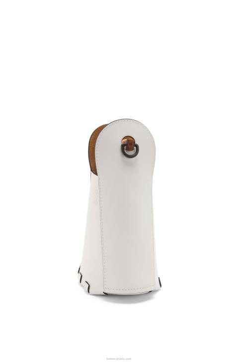 Loewe Bamboo bucket bag in calfskin 688V178 Women Soft White