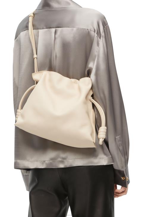 Loewe Flamenco clutch in nappa calfskin 688V355 Women Angora