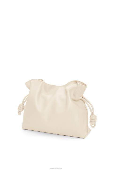 Loewe Flamenco clutch in nappa calfskin 688V355 Women Angora