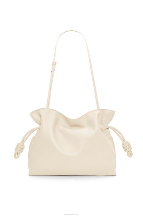 Loewe Flamenco clutch in nappa calfskin 688V355 Women Angora