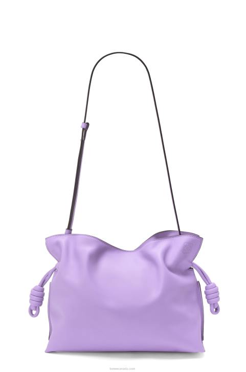 Loewe Flamenco clutch in nappa calfskin 688V388 Women Light Mauve