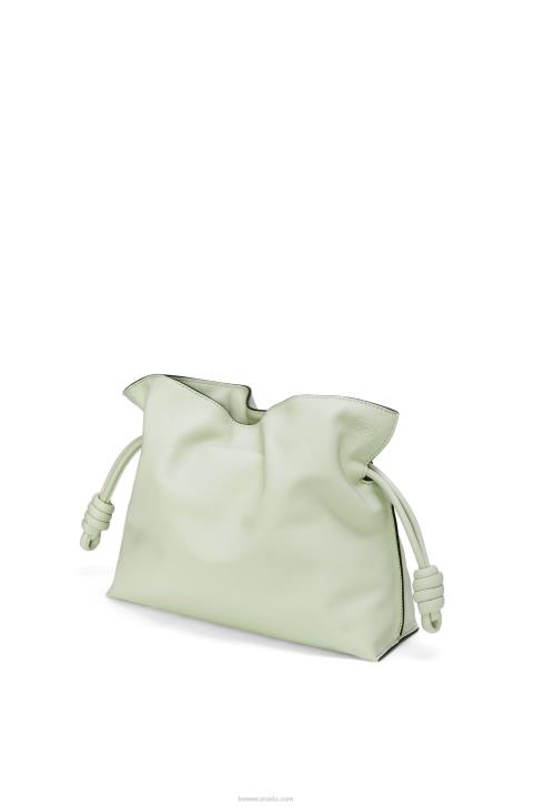 Loewe Flamenco clutch in nappa calfskin 688V426 Women Light Celadon