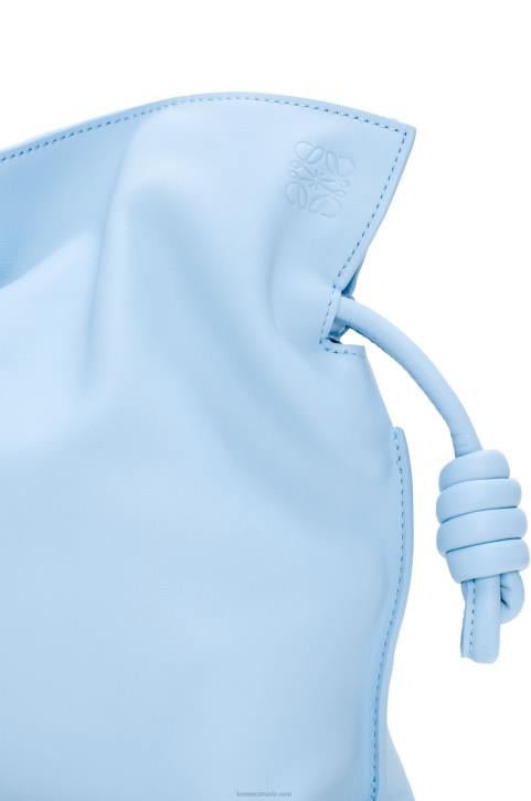 Loewe Flamenco clutch in nappa calfskin 688V539 Women Dusty Blue