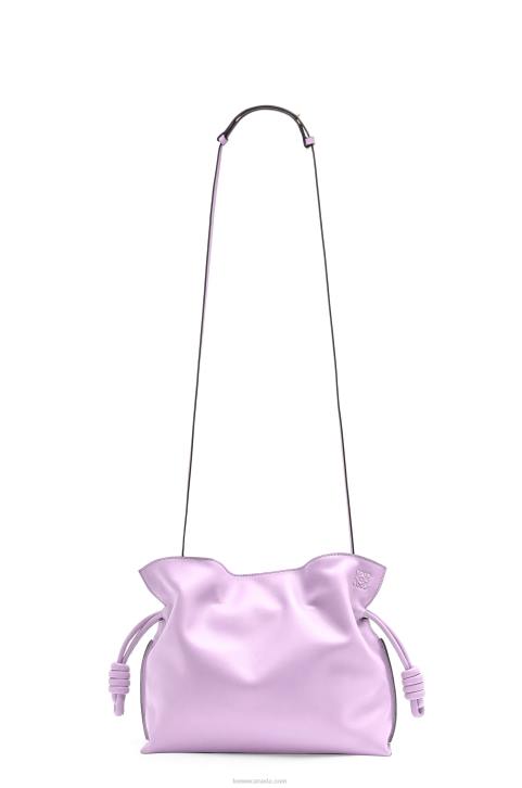 Loewe Flamenco clutch in nappa calfskin 688V628 Women Bloom Orchid