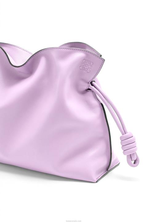 Loewe Flamenco clutch in nappa calfskin 688V628 Women Bloom Orchid