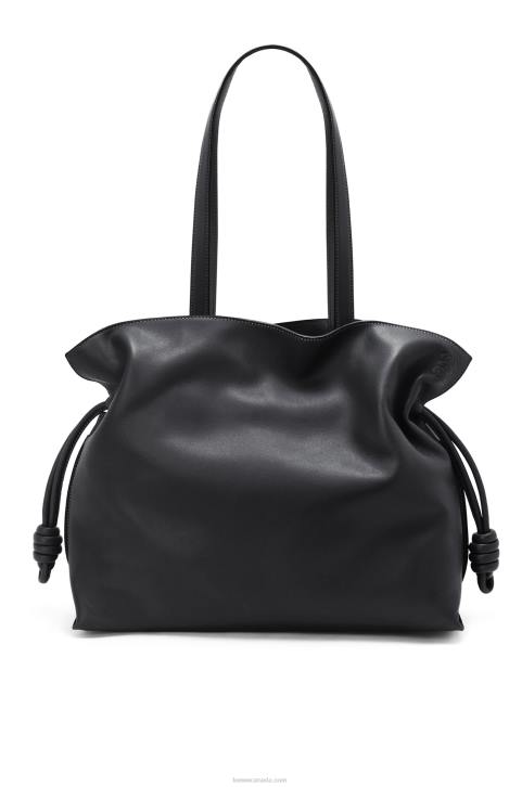 Loewe Large Flamenco clutch in nappa calfskin 688V411 Women Black