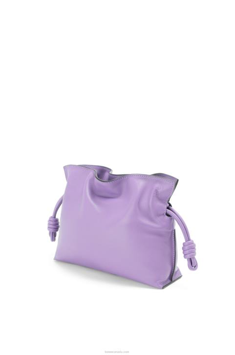 Loewe Mini Flamenco clutch in nappa calfskin 688V204 Women Light Mauve