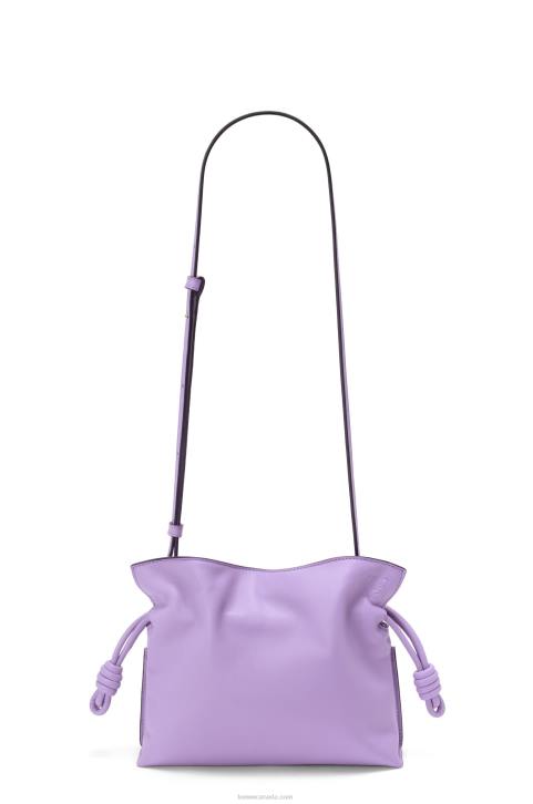 Loewe Mini Flamenco clutch in nappa calfskin 688V204 Women Light Mauve