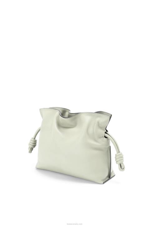 Loewe Mini Flamenco clutch in nappa calfskin 688V205 Women Light Celadon