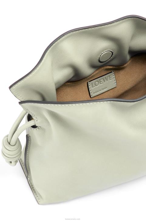 Loewe Mini Flamenco clutch in nappa calfskin 688V205 Women Light Celadon