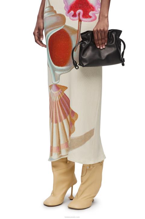 Loewe Mini Flamenco clutch in nappa calfskin 688V206 Women Black