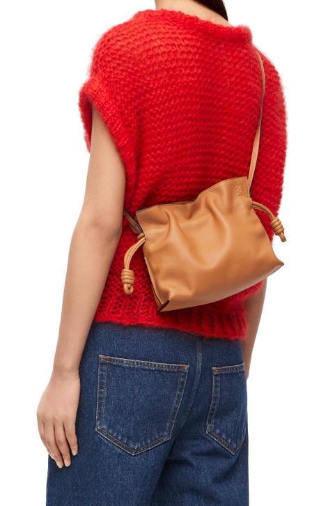 Loewe Mini Flamenco clutch in nappa calfskin 688V216 Women Warm Desert