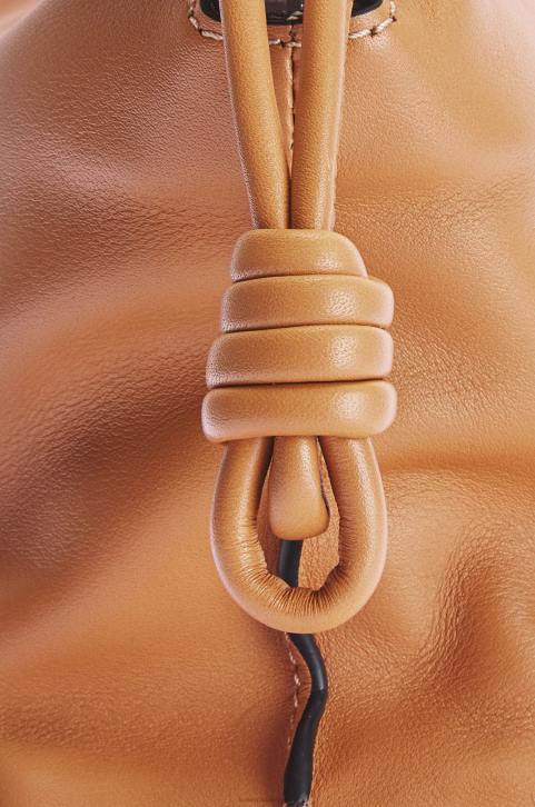 Loewe Mini Flamenco clutch in nappa calfskin 688V216 Women Warm Desert