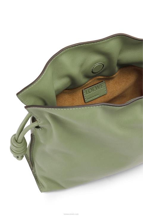 Loewe Mini Flamenco clutch in nappa calfskin 688V259 Women Rosemary
